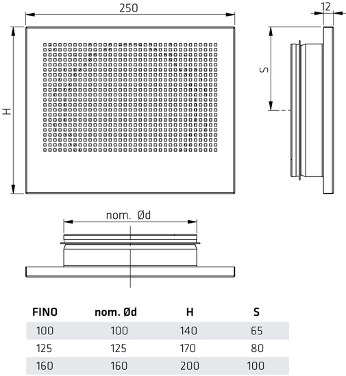 climecon Tillluftdon climecon fino 100 9006 hopea