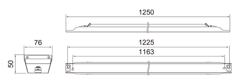 airam Teollisuusvalaisin avoin svea ip23 1250 13200lm 840 60d