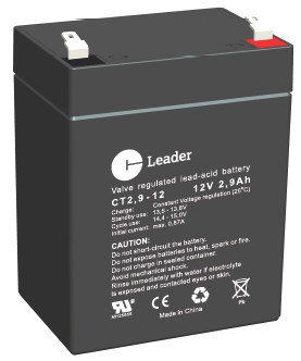 AKKU LYIJY SULJETTU CT-LEADER CT2.9-12 12V/2.9Ah F1-NAPA