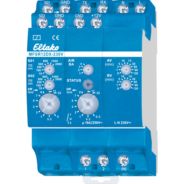 VALVONTARELE ELTAKO VIRTARELE, 2XS0, 16A, 0-22kW