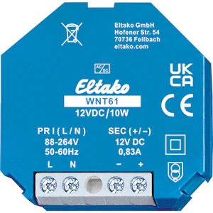 eltako Teholähde eltako 12vdc/10w, kojer.