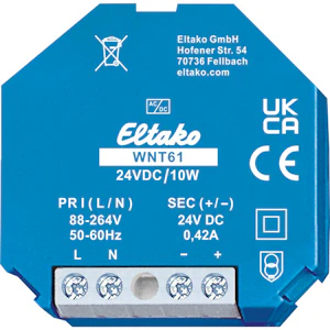 eltako Teholähde eltako 24vdc/10w, kojer.