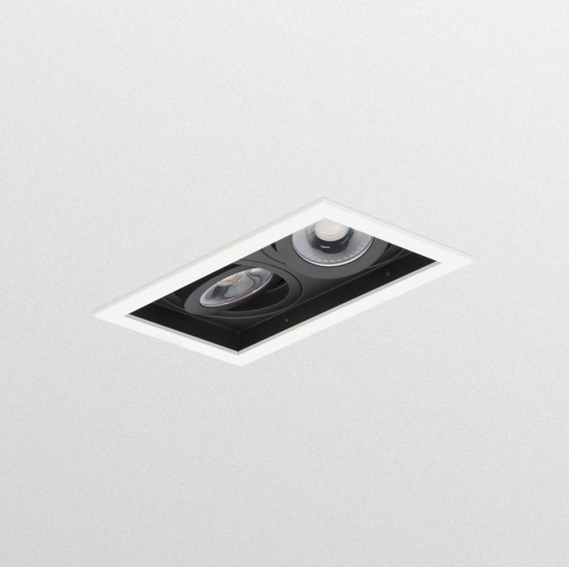 philips Infälln.ram coreline gridlight rs143z cfrm grid 1x2 wh