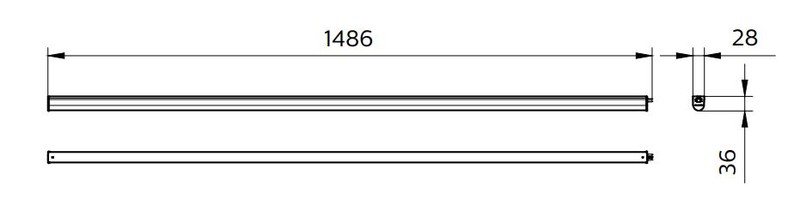 philips Ledlamp 2600lm 840 1500mm on/off ip20