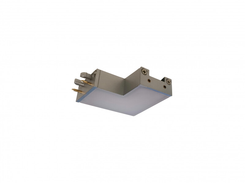 LED-LIGHT RAIL RIGHT-ANGLE CONNECTOR