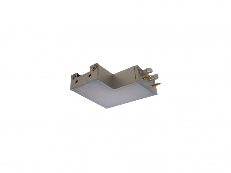 LED-LIGHT RAIL LEFT-ANGLE CONNECTOR