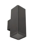 OUTDOORS WALL LUMINARE PILLAR LED SQUARE BL
