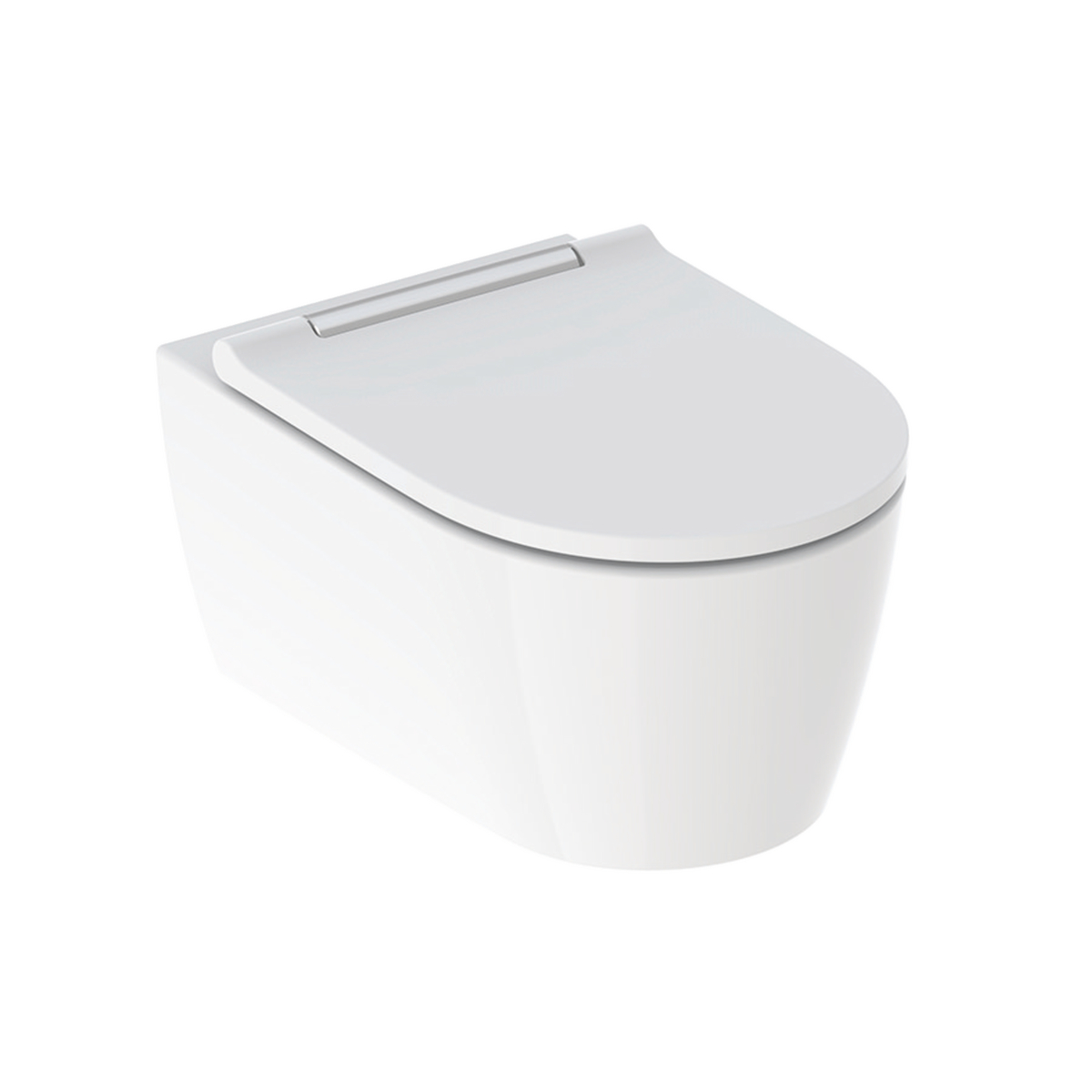 TOILET WALL-HUNG GEBERIT ONE TURBOFLUSH WHITE MATT SEAT