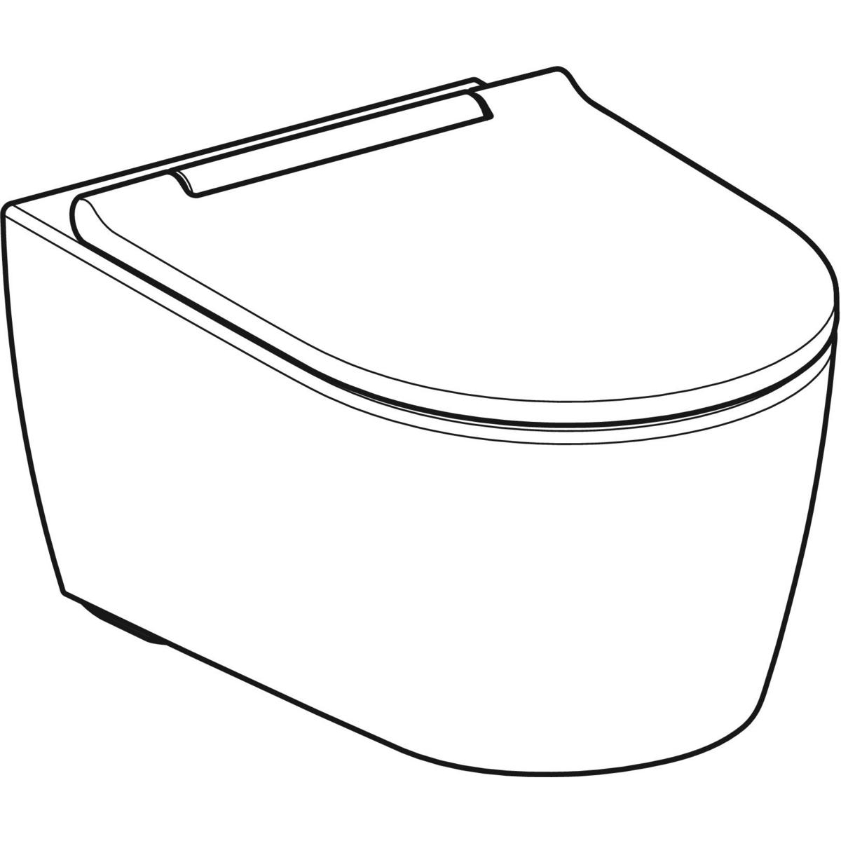 geberit Wc-istuin seinä geberit one turboflush valkmatta kansi