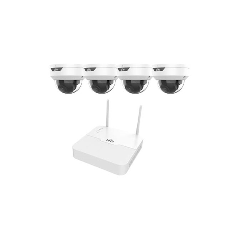 unv Kamerapaketti finnsat 4x wifi dome 2mp 2.8mm /nvr
