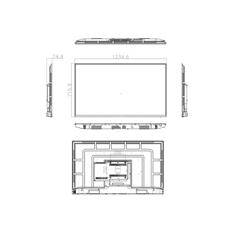 unv Monitor 55in led uhd 3840×2160