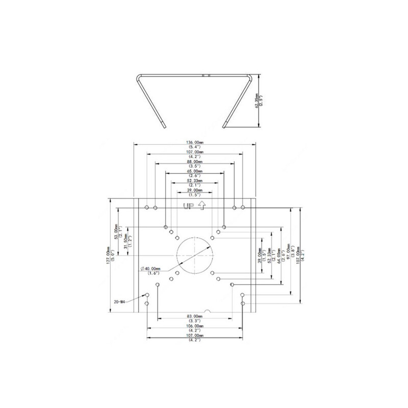 unv Camera accessory pole mount bullet / miniptz