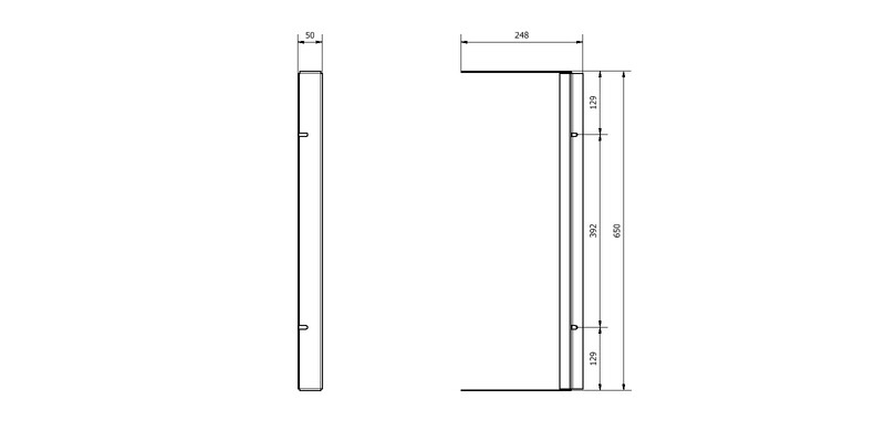 ouneva Cabinet accessory terminal shroud 50mm