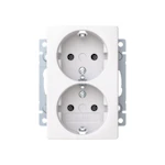 SOCKET-OUTLET SAGA 2-GANG/16A/IP21 50 PCS