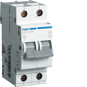 hager Automatsäkring mcn206e 2x6a c-karakt. 6ka