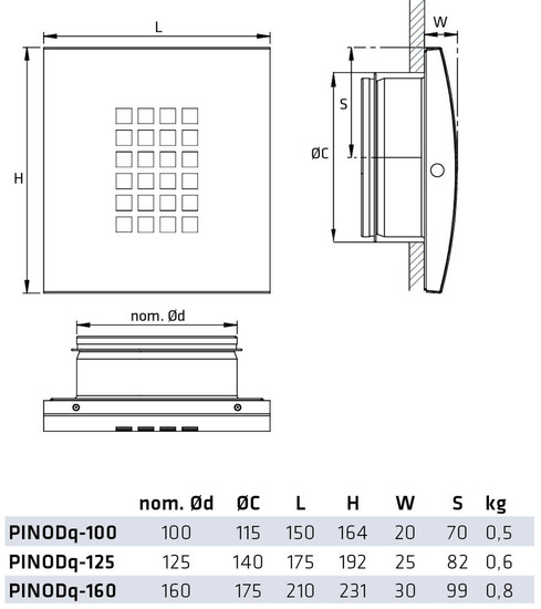 climecon Suction device pinodq 100