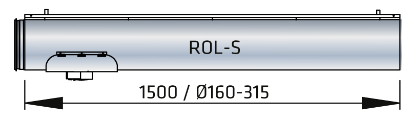 climecon Säätöpelti/vaimennusosa rol-s 250