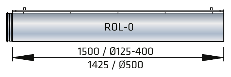 climecon Suojakanava climecon rol-0-200/l=1500
