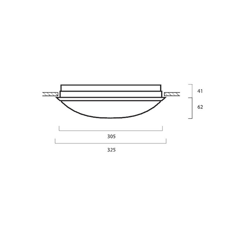 lumiance Sensor luminaire giotto 305 3034774 ip44 4k 1750lm mw