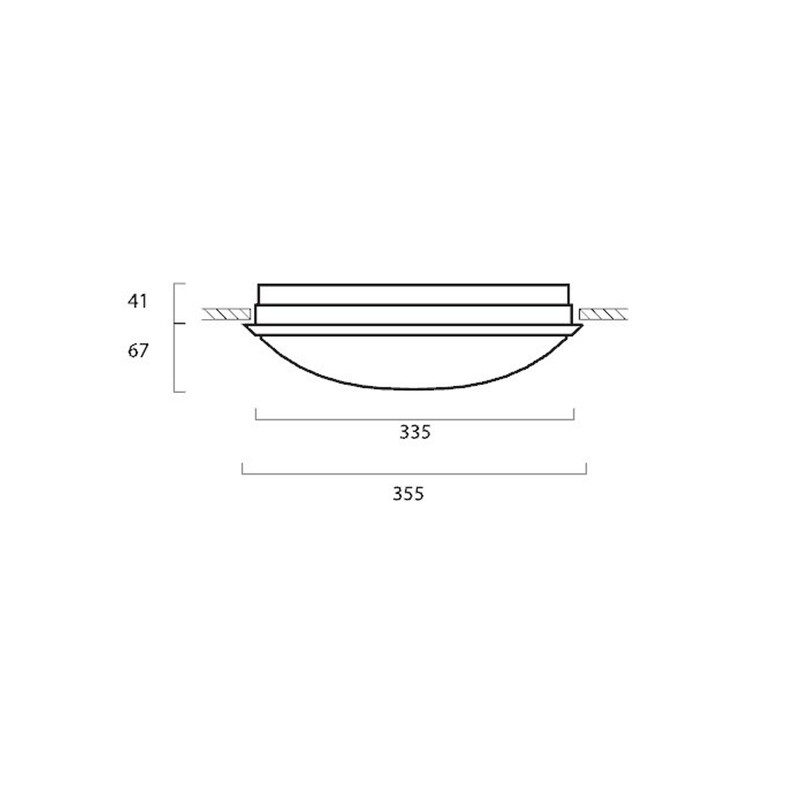 lumiance Sensorarmatur giotto 335 3034807 ip44 3k 2225lm mw