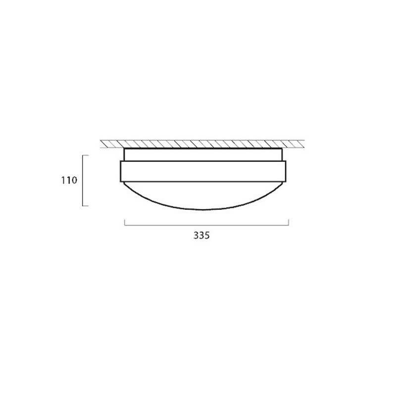 lumiance Sensorarmatur giotto 335 3034808 ip44 4k 2350lm mw