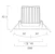 sylvania Downlight start spot alu ip44 870lm 827/830/840 va