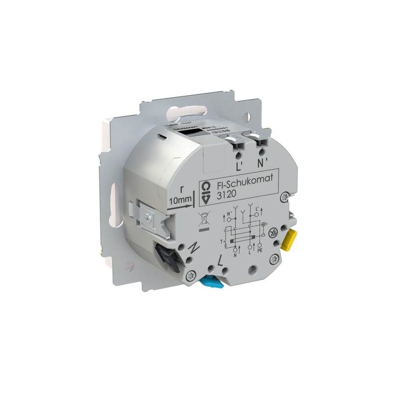 abb Säkerhetsuttag med rcd saga 1-vägs srcd, 30ma, ip20