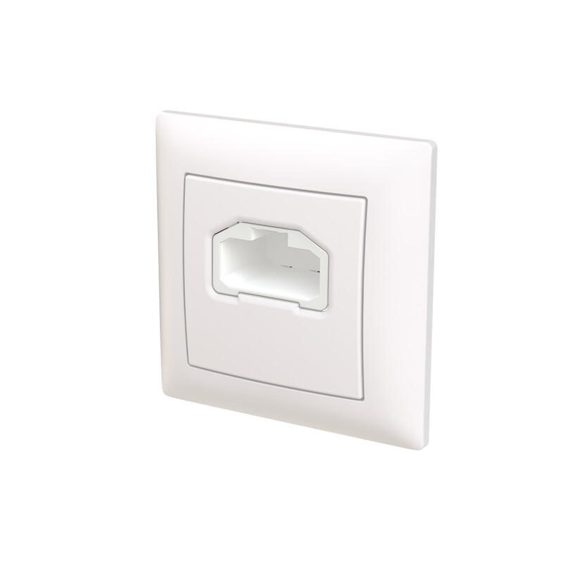 abb Valaisinpistorasia saga dcl seinämalli, 85x85mm