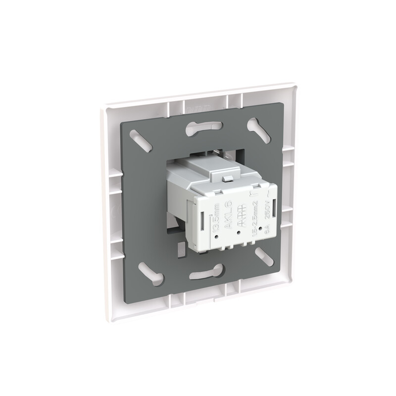 abb Valaisinpistorasia saga dcl seinämalli, 85x85mm