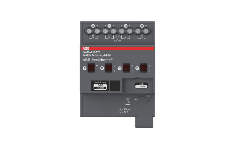 OUTPUT MODULE FAH ABB 4X16A 230V DIN