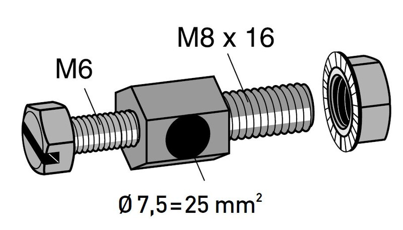 mp bolagen Connecting bolts 10 mp-839e c1 m8/m6