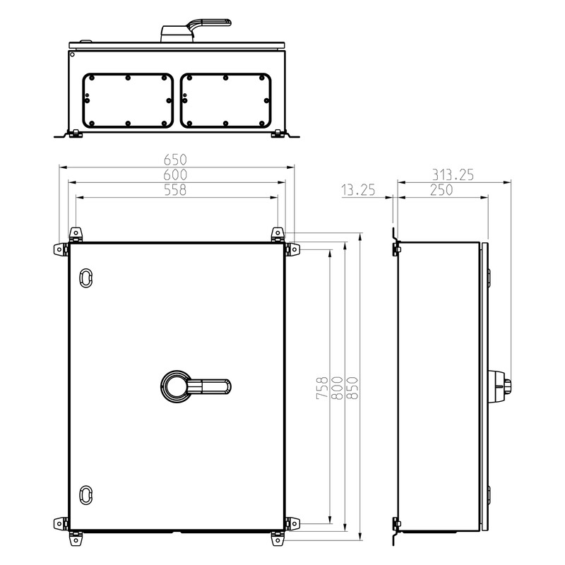 katko Säkerhetsbrytare kut 3400 3x400a 400v 1v 200kw