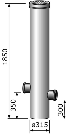 uponor Näytteenottokaivo uponor 315mm x 1,5m