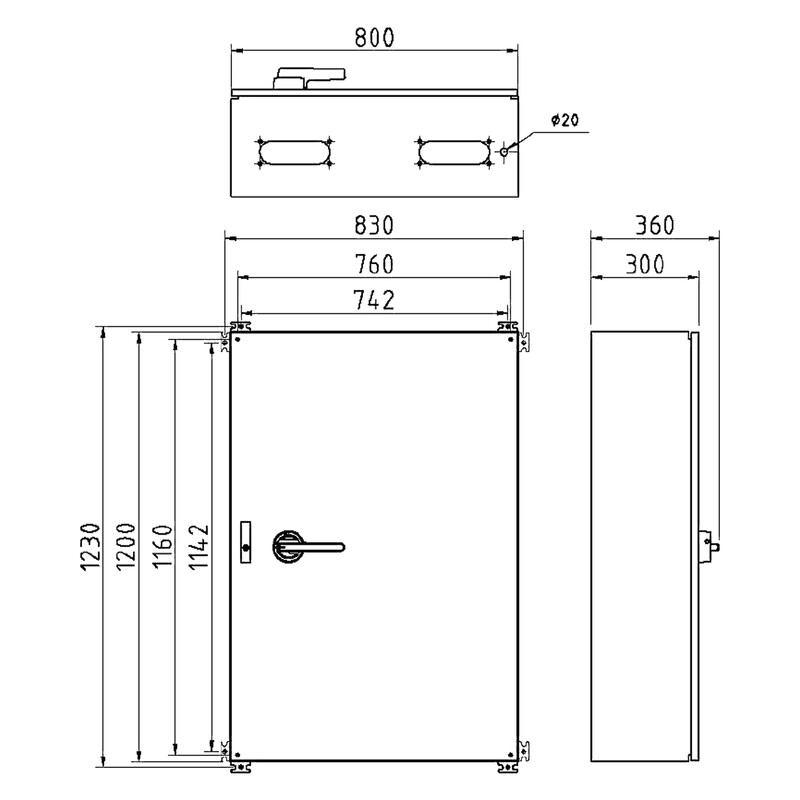 katko Safety switch kut 3800 3x800a 400v 1v 400kw