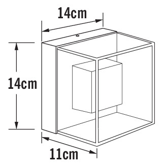 konstsmide Seinävalaisin ulko sanremo led 6w 210lm 3000k pk