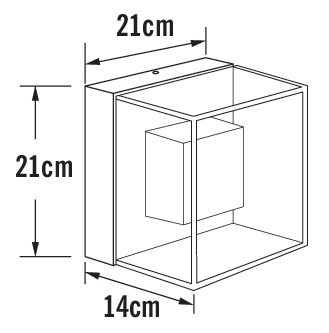 konstsmide Seinävalaisin ulko sanremo led 9w 990 lm 3000k pk