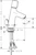 hansgrohe Washbasin mixer hansgrohe 72040000 talis select s 80