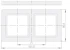 hager Frame 2f 80mm white