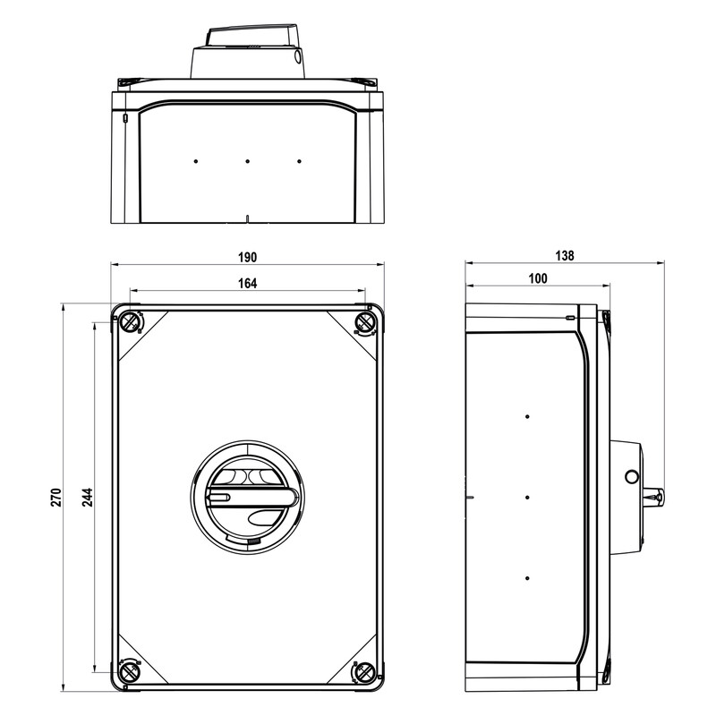 katko Safety switch emc kum 380 3x80a 400v 1v 45kw