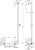 hansgrohe Suihkutanko hansgrohe 26404400 yhdist.tukitanko 1100