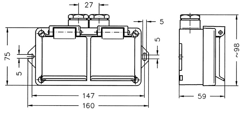 selcast Pistorasia kaksois-schuko ip44 16a 1xpk16