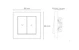 sg armaturen Switch switch recessed shutter bl