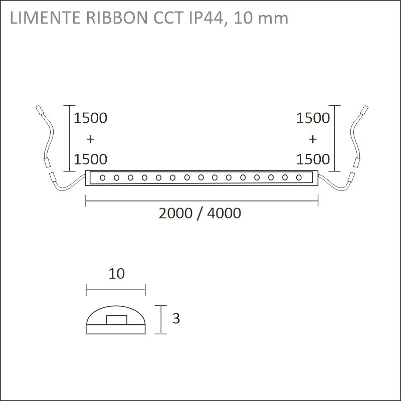 limente Led strip led-ribboncct20 29w 2700-6000k