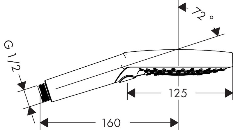 hansgrohe Käsisuihku hansgrohe 26530000 select s 120 3jet