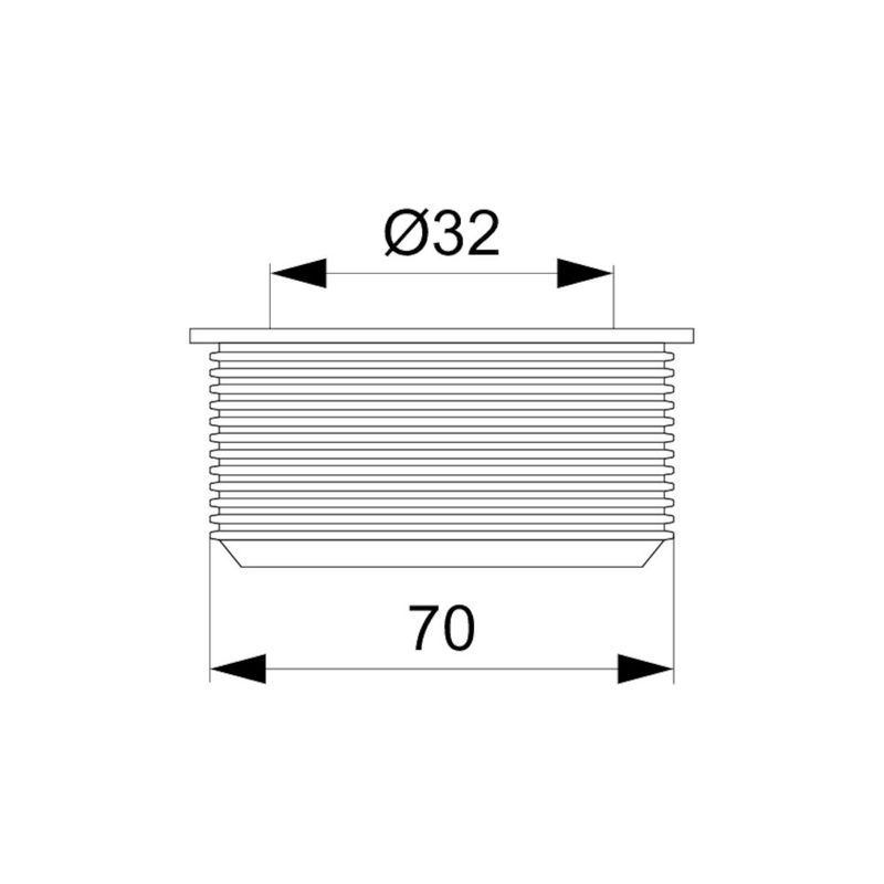 purus Gumminippel purus 70/32mm epdm