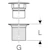 geberit Waste outlet geberit open matt black long