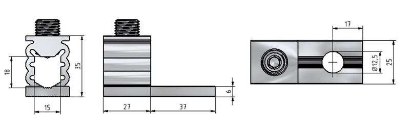 ouneva Universal connector ot 16-120 al/cu