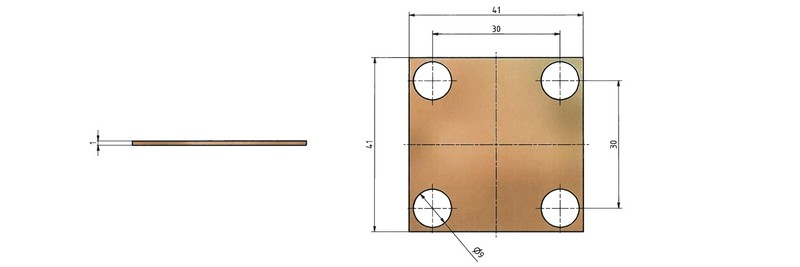 ouneva Branching block cu-plate 35-240mm2