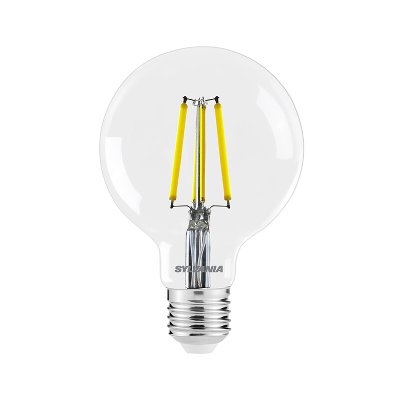 sylvania Sisustuslamppu toledo platinum g95 4w e27 827 840lm cl