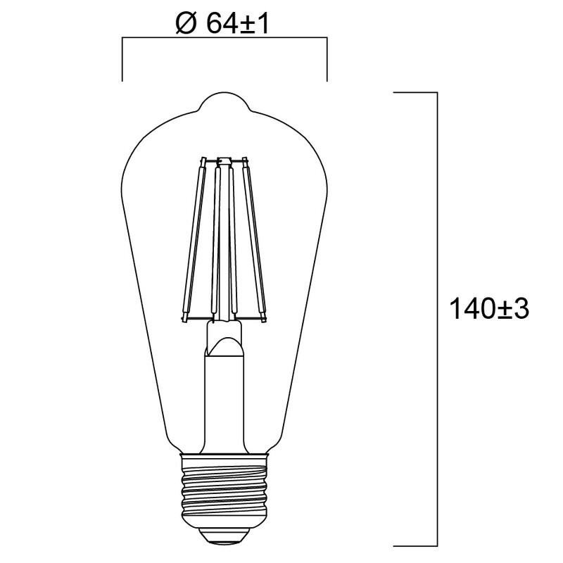 sylvania Led lamp toledo platinum toledo platinum rt st64 cl 840